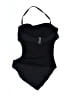 J.Crew Solid Black One Piece Swimsuit Size 12 - photo 2