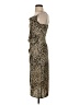 Re:named 100% Polyester Animal Print Gold Cocktail Dress Size S - photo 5