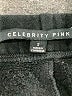 Celebrity Pink Hearts Black Track Pants Size S - photo 4