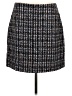 Bagatelle 100% Polyester Tweed Plaid Black Casual Skirt Size M - photo 1