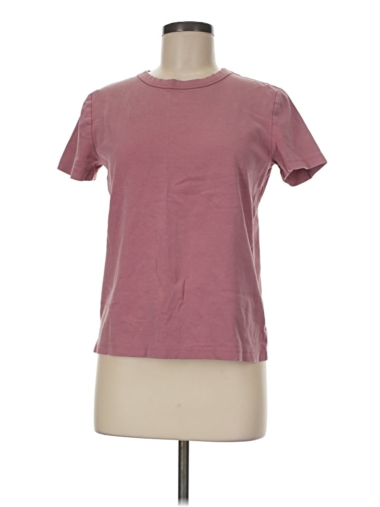 Pre-owned Zara Short Sleeve T-shirt In Pink