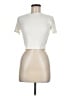 Mono b Ivory Short Sleeve Turtleneck Size M - photo 1