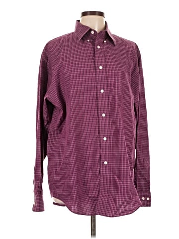 Roundtree & Yorke Long Sleeve Button-Down Shirt (view 1)
