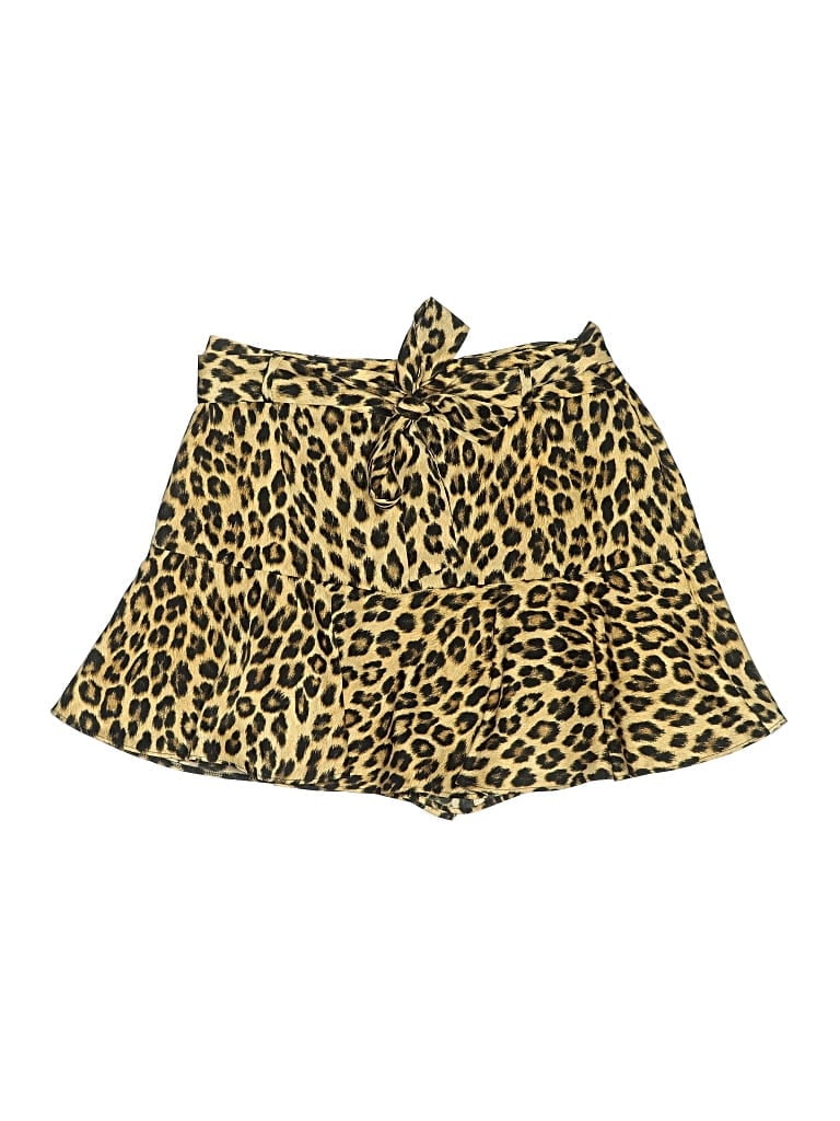 Pre-owned Zara Skort In Tan
