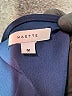 maette 100% Polyester Blue Short Sleeve Top Size M - photo 7