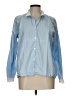 Laurence Tavernier Blue Long Sleeve Blouse Size L - photo 1