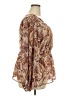 Maurices Paisley Brown Long Sleeve Blouse Size 20 (2) - photo 4