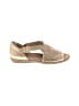 Earth Solid Gold Tan Sandals Size 6 - photo 1