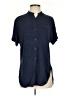 Lyssé Blue Short Sleeve Blouse Size XS - photo 1