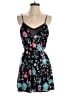 Express 100% Polyester Floral Black Romper Size 6 - photo 1