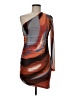 Shein Graphic Brown Cocktail Dress Size 6 - photo 1