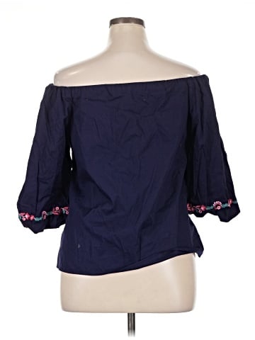 Charming Charlie 3/4 Sleeve Blouse (view 2)