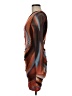 Shein Graphic Brown Cocktail Dress Size 6 - photo 5
