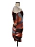 Shein Graphic Brown Cocktail Dress Size 6 - photo 4