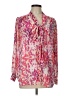Madison 100% Polyester Pink Long Sleeve Blouse Size L - photo 1