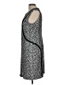 Calvin Klein Animal Print Gray Cocktail Dress Size 12 - photo 6