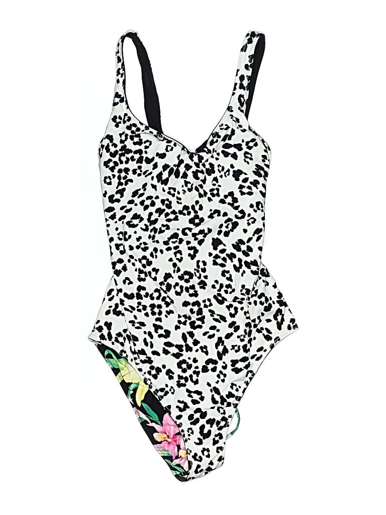 Pre-owned 0039 Italy One Piece Swimsuit In White