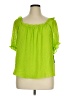 CeCe Green Short Sleeve Blouse Size XL - photo 1
