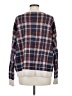 Banana Republic Plaid Blue Pullover Sweater Size M - photo 2