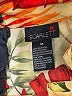 Scarlett 100% Polyester Tropical Orange Casual Dress Size 14 - photo 7