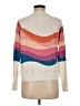 Faherty 100% Organic Cotton Color Block White Pullover Sweater Size M - photo 2