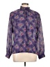 Pendleton Paisley Purple Long Sleeve Blouse Size 12 - photo 1
