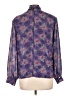 Pendleton Paisley Purple Long Sleeve Blouse Size 12 - photo 2