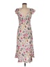 Gap Floral Ivory Casual Dress Size Med Petite - photo 1