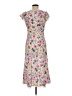 Gap Floral Ivory Casual Dress Size Med Petite - photo 2