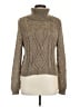 Divided by H&M Tweed Tan Turtleneck Sweater Size 6 - photo 1
