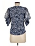 Assorted Brands Blue Short Sleeve Blouse One size - photo 2
