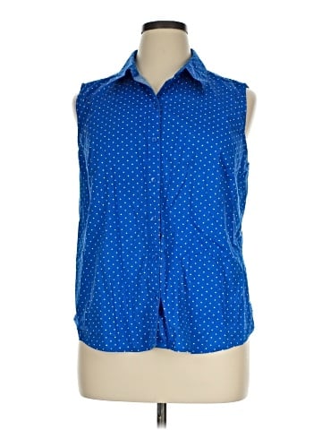 Liz Claiborne Career Sleeveless Button-Down Shirt (view 1)