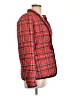 J.Crew 100% Polyester Plaid Red Blazer Size L - photo 4