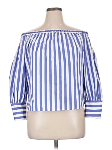 Thomas Mason for J.Crew 3/4 Sleeve Blouse (view 1)