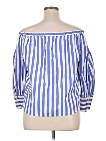 Thomas Mason for J.Crew 3/4 Sleeve Blouse (view 2)