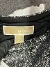MICHAEL Michael Kors 100% Recycled Polyester Metallic Silver Short Sleeve Top Size XS - photo 7