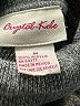 Crystal Kole 100% Acrylic Gray Turtleneck Sweater Size M - photo 7