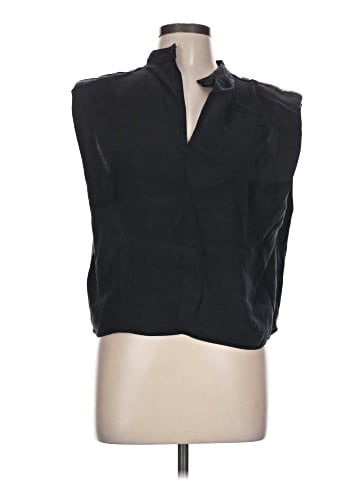 Zara Sleeveless Button-Down Shirt (view 1)