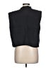 Zara Black Sleeveless Button-Down Shirt Size L - photo 2