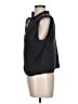 Zara Black Sleeveless Button-Down Shirt Size L - photo 5