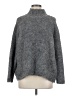Ann Taylor LOFT Solid Gray Turtleneck Sweater Size M - photo 1