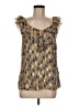 Leifsdottir Gold Sleeveless Blouse Size 8 - photo 1