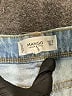 Mango 100% Cotton Blue Denim Shorts Size 4 - photo 3