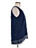 New Directions 100% Polyester Blue Sleeveless Blouse Size M - photo 4