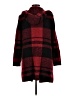 Christopher & Banks Plaid Red Cardigan Size L - photo 2