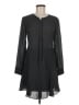 A.L.C. 100% Silk Chevron-herringbone Black Casual Dress Size 6 - photo 1