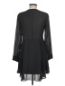 A.L.C. 100% Silk Chevron-herringbone Black Casual Dress Size 6 - photo 2
