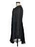 A.L.C. 100% Silk Chevron-herringbone Black Casual Dress Size 6 - photo 5