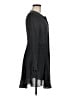 A.L.C. 100% Silk Chevron-herringbone Black Casual Dress Size 6 - photo 4