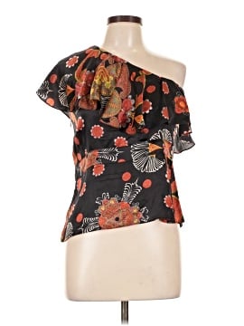 French Connection Short Sleeve Silk Top (view 1)